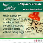 Bug Soother Refill - Natural Insect, Gnat and Mosquito Repellent & Deterrent - 100% DEET-Free Safe Bug Spray for Adults, Kids, Pets, Environment - Includes Free 1 oz. Travel Size. (16 oz.)