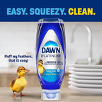 Dawn Platinum EZ-Squeeze Dish Soap, Dishwashing Liquid, Fresh Rain, 2x18oz Bundle