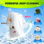 HOMERHYME Laundry Detergent Sheets - 200 Loads Unscented Travel Laundry Detergent, Eco Friendly & Hypoallergenic Cloth Washing Detergent Soap Sheets, Suitable for Sensitive Skin