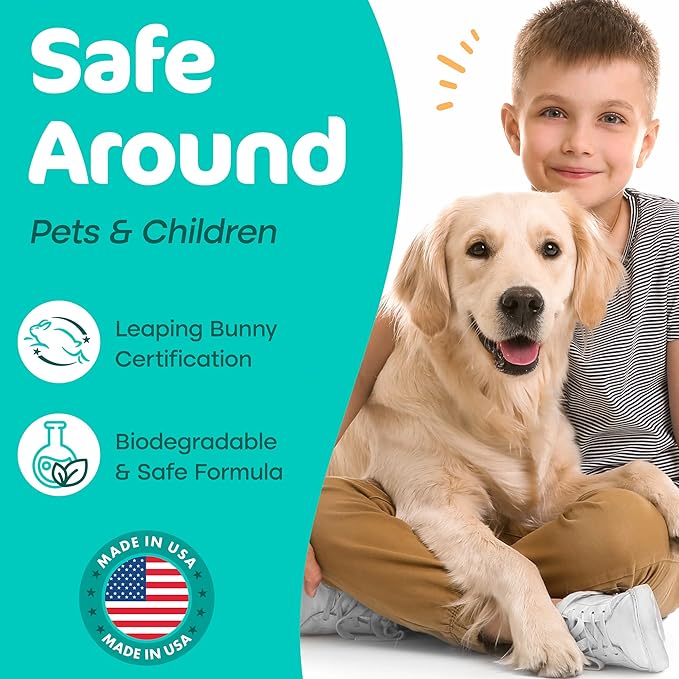 Sunny & Honey Liquid Washing Machine Cleaner & Deodorizer - Top & Front Load Washer Cleaner - 32 fl oz Washing Machine Deodorizer - Laundry Supplies