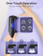 Steamer for Clothes, Sundu Portable 2-in-1 Steamer & Iron, 15s Fast Heat-up, 100ml Water Tank, Ironing Gloves, 20 Min Continuous Steam, Wrinkle Remover for Garment, Travel & Home Use (Gray)