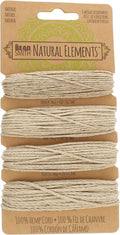 The Beadsmith 100% Hemp Cord – Neutral Colors – 4 Assorted Weights & Lengths – Twine for Jewelry Making, Macrame, Paper Crafts, Gardening, Scrapbooking, Home Décor, DIY String Art & More