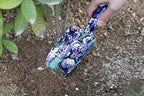FLORA GUARD 3 Piece Aluminum Garden Tool Set - Trowel, Cultivator, Pruning Shear, Gift Set for Gardening Needs (Purple&Blue)