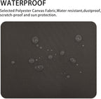 Canvas Repair Patch 9×11 Inch 3Pcs Waterproof Self-Adhesive Fabric Repair Patch for Tents,Boat Cover,Pop Up Canopy,Patio,Bags,Car Seats,Sofas,Furniture Cover(Coffee)