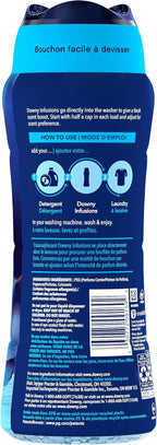 Downy Balance In-Wash Laundry Scent Booster Beads, Crisp Rain and Blue Eucalyptus scent, 18.2 oz, laundry scent beads, Long-lasting Freshness