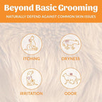 Skout's Honor Probiotic Dog Shampoo & Conditioner with Avocado Oil & Omega-3s, 97% Natural, Paraben & Sulfate-Free, Cruelty-Free, 16oz, Honeysuckle