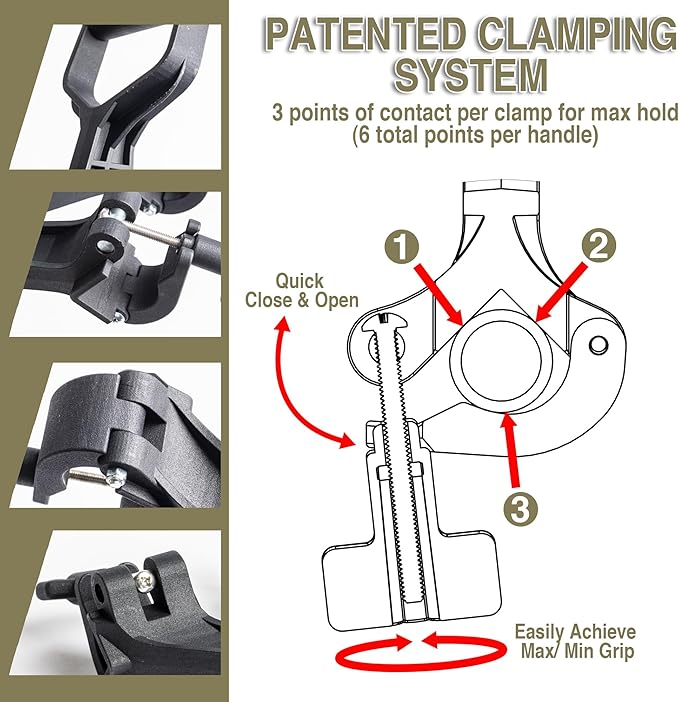 Universal Extension Handle Attachment for Weedeater, String Trimmer, Shovel, Rake & More | Versatile Back Saving Attachment for All Gardening Tools | Yard Tool Gifts for Men