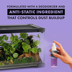 Zilla Terrarium Cleaner, For Glass, Acrylic, Hard Surfaces and More, Anti-Static Dust Control