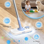 7 in 1 Steam Mop for Floor Cleaning, Multipurpose Floor Steamer with Detachable Handheld Steam Cleaner Perfect for Hardwood Floors, Clothes, Windows, Tiles, Furniture, Carpet, Whole Home Use