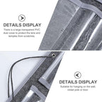 BESPORTBLE Wall Hanging Sunglasses Storage Pouch Grey Felt Dustproof Eyewear Organizer Bag for Bedroom Bathroom and Travel
