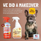 Sunny & Honey Pet Stain Remover & Enzyme Cleaner - 32 Fl Oz, Fall Spice - Carpet Deodorizer & Urine Odor Eliminator for Dog Pee, Cat Urine, Upholstery & Furniture