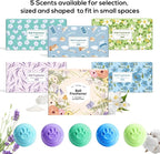 SCENTORINI Shoe Deodorizer Balls, 12 Pack Sneaker Deodorizer Balls, Odor Eliminator for Smell Shoes, Long Lasting Shoe Freshener for Gym Bags, Drawers and Small Spaces