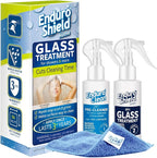 Glass Treatment Kit - Advanced Protection for Glass Surfaces - Repels Soap Scum, Grime & Dirt Without Harsh Chemicals - 4.2 fl oz