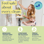 Fab Tab Tablet Cleaner, Multi-Purpose & Bathrom Cleaner for Eco-Concious Cleaning, Non Harmful & Chemical-Free Formula, Convenient Refills with 2 Glass Bottles, Luxury Hotel Scent (6 Refill Tablets)