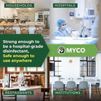 Myco Mold Control RTU – Ready-to-Use EPA-Registered Hospital Grade Disinfectant & Cleaner, Quat Formula for Mold Remediation & Bacteria Control, Commercial & Residential Use, 1 Gallon