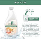 KIDU 2-Pack Multi-Surface Floor Cleaner – Compact by Design, Robot Mop Compatible, 1:300 Concentrate for Hardwood, Tile, Marble – Eco-Friendly Cleaning Solution, 2x500ml