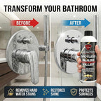 Sud Factory Hard Water Spot Remover for Glass Spotless X2 - Removes Water Stains from Shower Doors, Car Windows, Windshields - Professional Strength 16oz