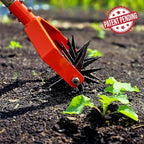 67-Inch Garden Cultivator with Tempered Spring Steel Tines, Adjustable Stainless Steel Handle, Manual Rotary Design for Soil Loosening