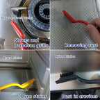 12Pcs Crevice Cleaning Brush,Small Gap Cleaning Brushes for Cleaning Bathroom,Kitchen,Window Grooves,Corners, Sinks, washbasins, Showers, faucets, bathtubs, Gas Stove and Tiles