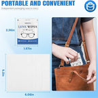 VOISEN Lens Wipes for Eyeglasses,800 Pack Eye Glasses Cleaner Wipes,Pre-Moistened Individually Wrapped Lens Wipes,Non-Scratching Non-Streaking,Safe for Eyeglasses, Goggles, Camera Lens, Phone