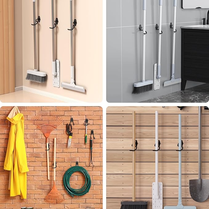 6 Pack Metal Garage Hooks, Heavy Duty S Hooks Tool Hangers for Garage Wall, Shed, Garden Storage Organizer