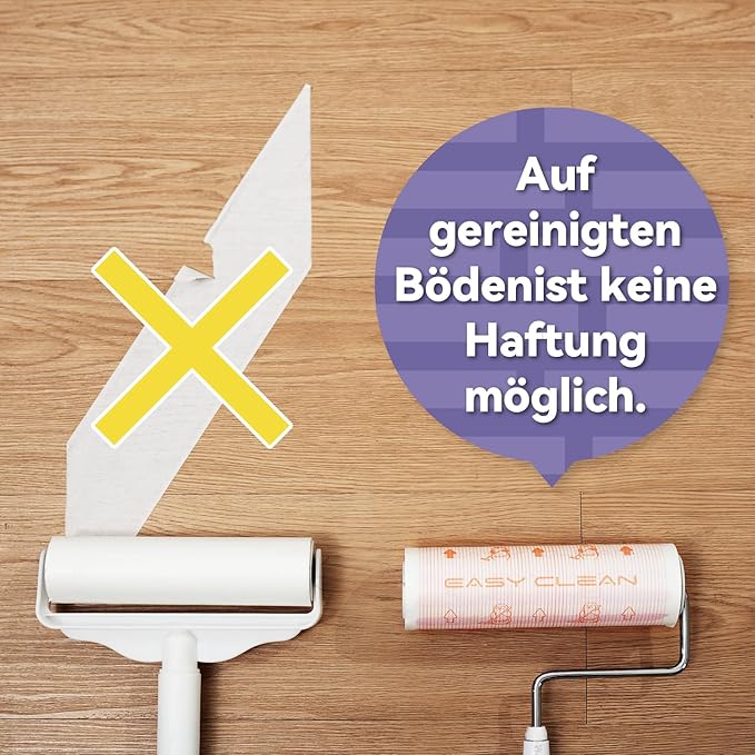 Jumbo Lint Roller,Large Lint Rollers for Pet Hair Extra Sticky Clothes - Ideal for Floors & Carpets, & Debris Removal 50-Sheets 2-Pack with Storage Tray