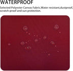 Canvas Repair Patch 9×11 Inch 3Pcs Waterproof Self-Adhesive Fabric Repair Patch for Tents,Boat Cover,Pop Up Canopy,Patio,Bags,Car Seats,Sofas,Furniture Cover(Burgundy)