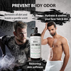 Dead Sea Collection Mens Body Wash 3 in 1 – Eucalyptus Body Wash for Men – Shower Gel – Shampoo – Shower Soap for Face and Hair – Pack of 2 Bottles (33.8 Fl. Oz. Each)