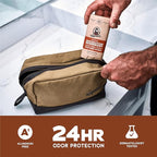 Dr. Squatch Natural Deodorant for Men 3 Pack Wood Barrel Bourbon – Odor-Squatching Men's Deodorant Aluminum Free (2.65 oz, 3 Pack)