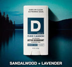 Duke Cannon Midnight Swim Aluminum-Free Deodorant for Men - Air Defense, Sandalwood + Lavender Scent, 3 oz – Long-Lasting, Clear Glide, Skin-Soothing Formula