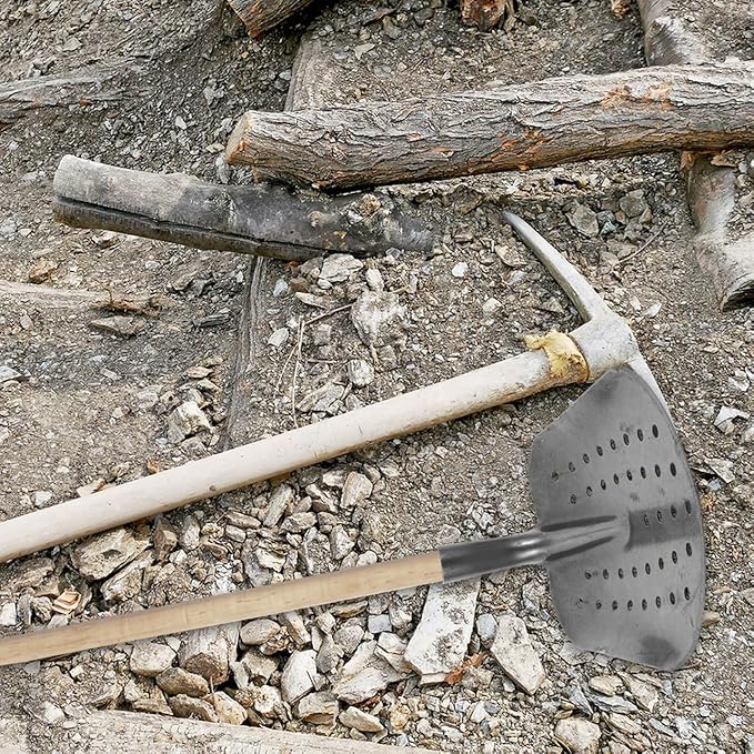 Homoyoyo Sewer Drainage Leakage Spade Tools Metal Sifting Shovel Tool Shovel Drain Mud Metal Sifting Mud Scoop Iron Portable Manure Spoon Sewer Line Cleaner