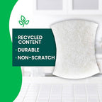 Scotch-Brite Greener Clean Non-Scratch Scrub Sponge, Sponge for Washing Dishes, Cleaning Kitchen, Superior Performance and Made with Sustainable Materials, Dishwasher Safe, 12 Scrub Sponges