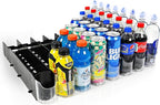 Display Technologies Fridge Organizer & Soda Can Dispenser for Refrigerator - Drink Dispenser & Refrigerator Storage (6-Pack)