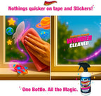 Abracadabra® Contractor Strength Wonder Cleaner - As Seen on TV - 16 fl oz - Gunk & Build up Remover - Removes Tar, Adhesives, Gum, Stickers, Sap, Oils & More on Most Surfaces - Better Stronger Faster