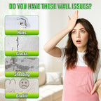 12 Pcs Drywall Repair Kit, Spackle Wall Repair, Wall Hole Filler, Wall Putty Hole Repair, Wall Mending Agent Quick and Easy Solution, Plaster Wall Repair, Spackle for Drywall