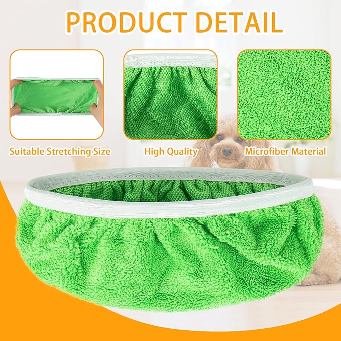 Reusable Dry Sweeping Cloths Microfiber Wet Mop Pads Compatible with Swiffer Sweeper Mop Replacement Sweeping Mopping pad Refills for Hardwood Surface Floor Cleaning (10PCS)