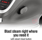 CHI Mini Steam Iron for Clothes, Sewing, Crafting and Travel with Titanium Infused Ceramic Soleplate, 1000 Watts, XL 10’ Cord, 3-Way Auto Shutoff, Portable, Vacation Essentials, Black (13120)