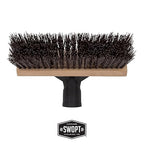 SWOPT 10' Premium Rough Surface Scrub Brush Head - Deck Brush for Rough and Textured Surfaces, Interchangeable with All SWOPT Cleaning Products for More Efficient Cleaning and Storage