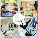 Kimmama Shoe Washing Machine Bag,Laundry Shoes Bags,Sneaker Wash Protector Sack,Sandwish Mesh,White,8x15"