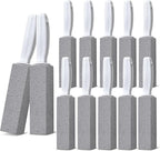 Emycool Pumice Stone Toilet Bowl Cleaner, 12 Pack Toilet Pumice Stone with Handle for Toilet Cleaning, Bathtubs, Sinks, Swimming Pools, Grills