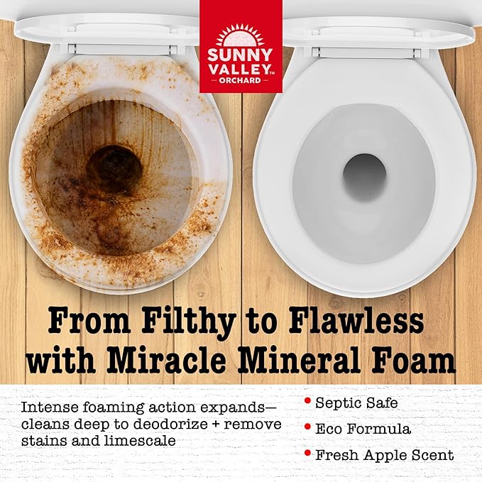 Apple Cider Vinegar Foaming Toilet Bowl Cleaner