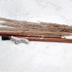 Deluxe Walking Sticks | Rosewood Crafted Cane with Solid Brass Chrome Decorative Bars | Nagina International
