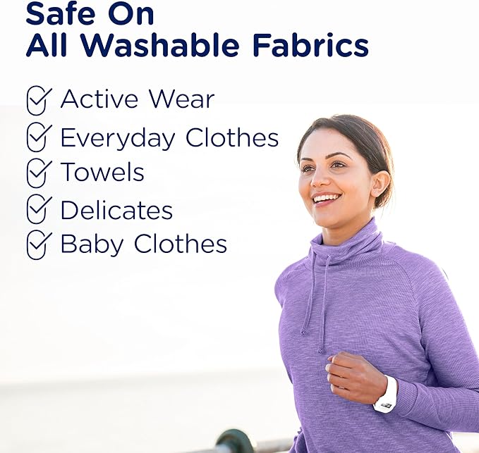 Downy RINSE & REFRESH Laundry Odor Remover and Fabric Softener, Fresh Lavender, 48 fl oz, Safe on ALL Fabrics, Gentle on Skin, HE Compatible