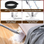 Steam Mop, 13-in-1 Powerful Handheld Steam Cleaner with 13 Accessories, 500ML Removable Tank, 23FT Power Cable, Detachable Steam Mops for Floor Cleaning, Tiles, Windows, Tile Grout, Carpets, Furniture