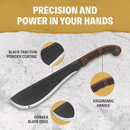 Condor Tool & Knife Survival Machete with Walnut Handle