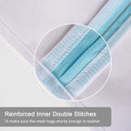 Polecasa 2 Pcs Premium Fine Mesh Laundry Bags, 2 Large 24 x 24 Inches Durable Laundry Wash Bagswith Sturdy Zipper for Delicates
