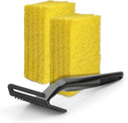 Cerama Bryte 10 Pack Cleaning Pads Cooktop, Stove Top Cleaner and Glass includes 1 Pow-R Grip Tool for easy cleaning