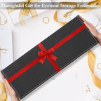 8-Slot Eyeglass Case Organizer - Stylish Storage for Sunglasses & Glasses, Ideal for Home Use & Eyewear Collectors