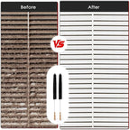 Dryer Vent Cleaner Kit, 2 Pack Dryer Lint Brush, 30 Inch Long Flexible Lint Remover, Refrigerator Coil Cleaning Brush, Home Essentials (Short-Style)