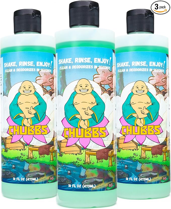 Chubbs Shake & Rinse Glass Cleaner - Cleans and Restores Within Minutes/Removes Tough, Stubborn, Hard-To-Reach Stains From Glassware | Perfect for Ceramic, Glass, & Metal (Pack of 3-16 Fl Oz)